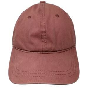 Universal Thread Baseball Cap Red Hat Adjustable Slideback 100% Cotton One Size